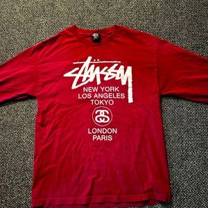 Stussy World Tour long sleeve Tee